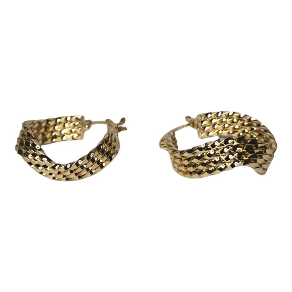Gold Rope Earrings